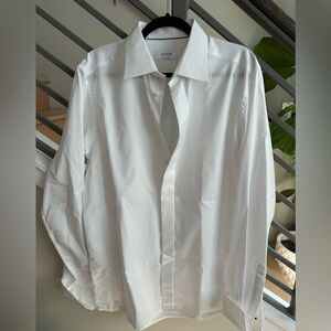Eton Men's Crisp White Dress Shirt